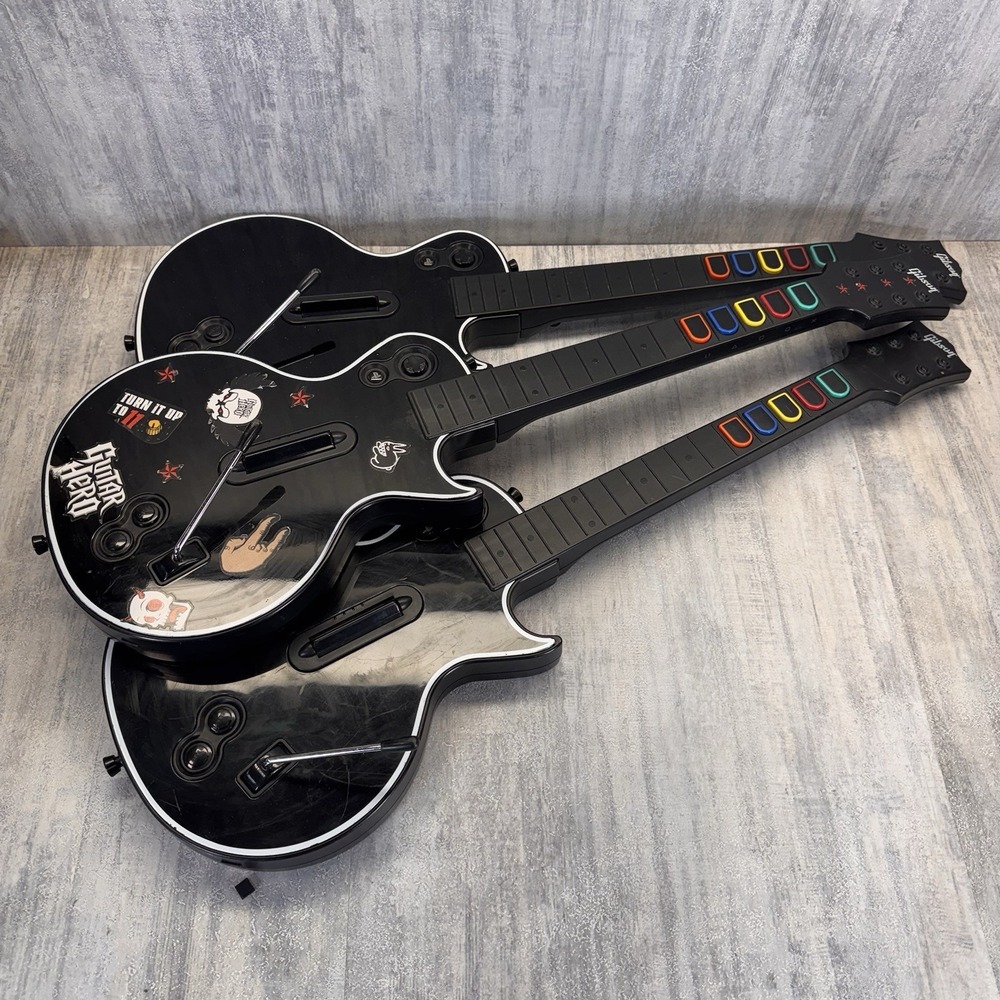 Guitar Hero Les Paul Gibson Wireless PS3 Sony Playstation 3 No Dongle parts only